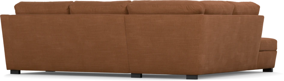 Friday - 2,5-sits soffa med divan vänster - Orange