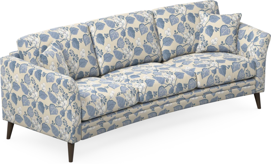 Eden - 3-sits soffa svängd - Flerfärgad