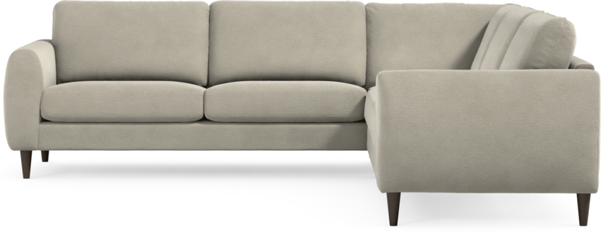 Bridge - Hörnsoffa, 2+2-sits - Brun