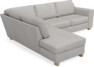 Friday - 2,5-sits soffa med divan vänster - Vit