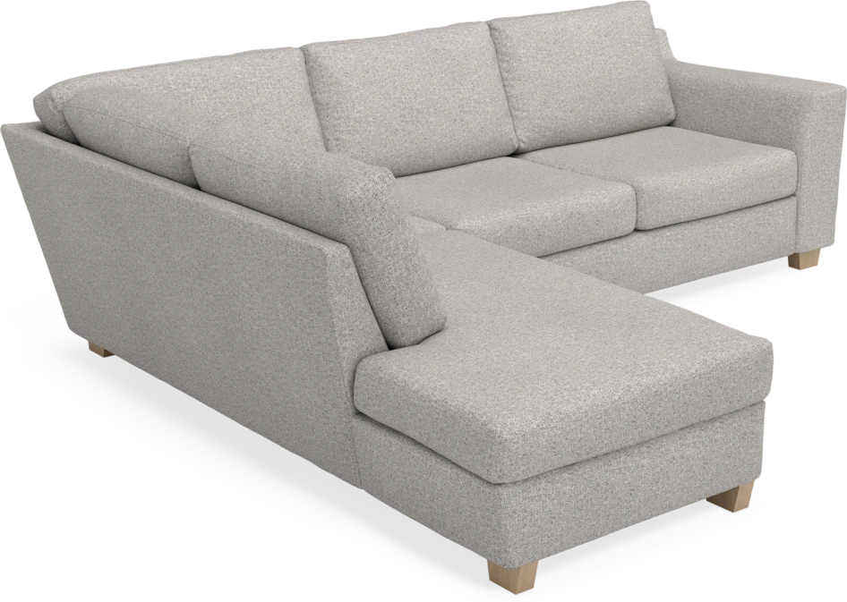 Friday - 2,5-sits soffa med divan vänster - Vit