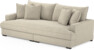 Rossi - 3-sits soffa, hel dyna - Beige
