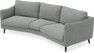 Madison - 3-sits soffa svängd, 90 cm - Grå