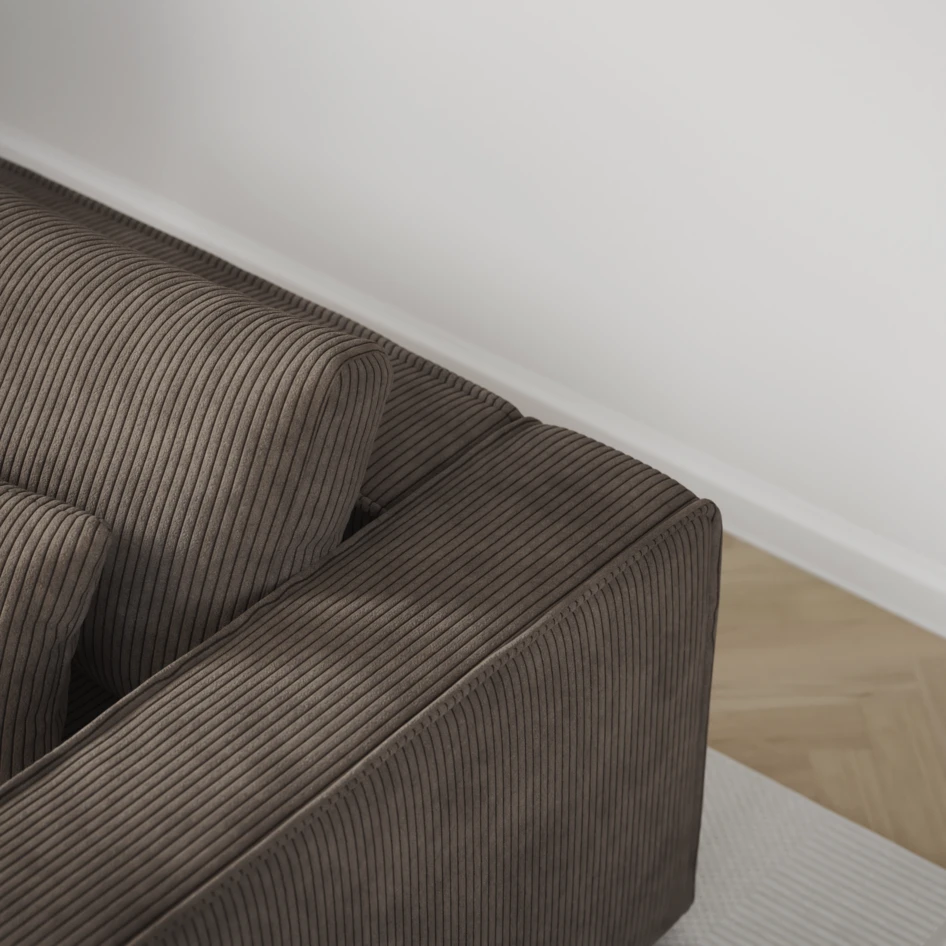 Ide - Bäddsoffa 4-sits - Brun