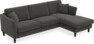 Eden - 2,5-sits soffa med schäslong - Grå
