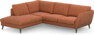 Madison Lux - 2-sits soffa med divan vänster - Orange
