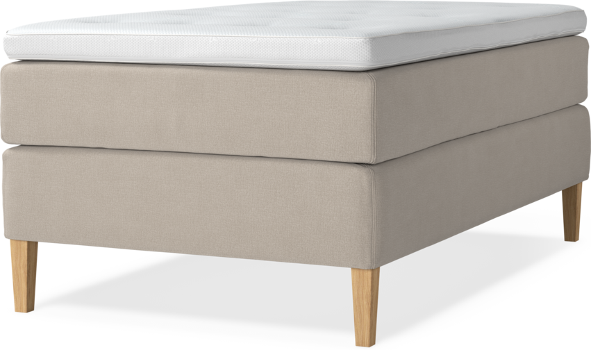 Delux Exclusive - Kontinentalsäng, enkelsäng 120 cm med bäddmadrass