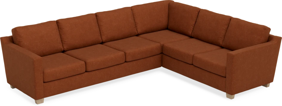 Friday - Hörnsoffa, 3+2-sits - Orange
