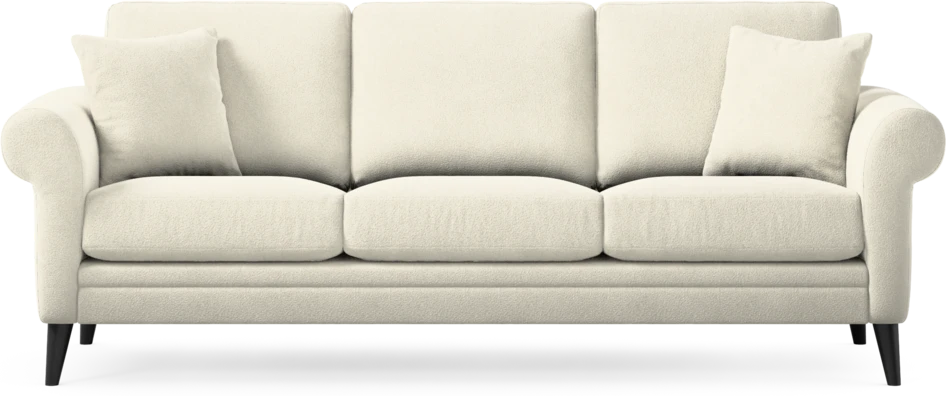 Eden - 3-sits soffa - Vit