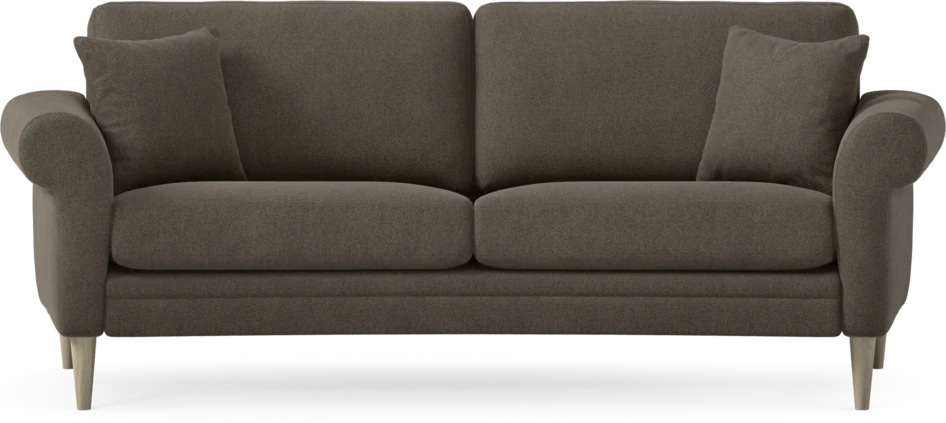 Eden - 2,5-sits soffa svängd - Brun