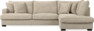 Mila - 3-sits soffa med divan höger - Beige