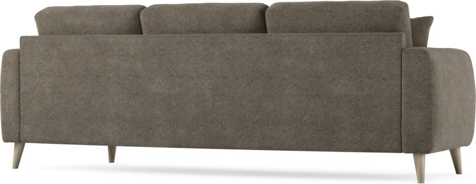 Eden - 3-sits soffa svängd - Brun