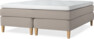 Delux Sense - Kontinentalsäng, dubbelsäng med bäddmadrass - Beige