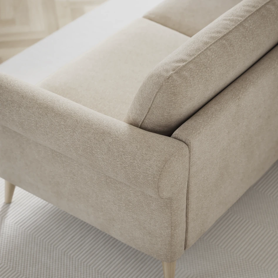 Bridge - Hörnsoffa, 3+3-sits - Beige