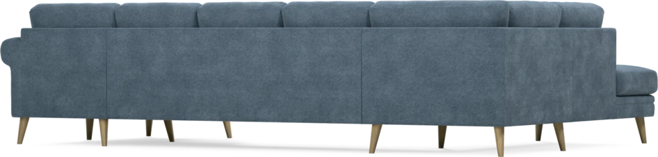 Eden - 3-sits soffa med divan vänster och schäslong höger - Blå