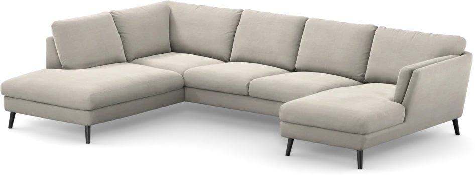 Madison - 2-sits soffa med divan vänster och schäslong höger - Beige