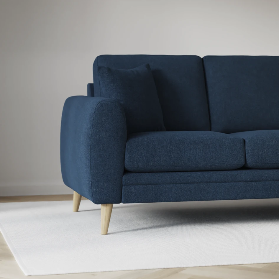 Eden - 2,5-sits soffa svängd - Blå