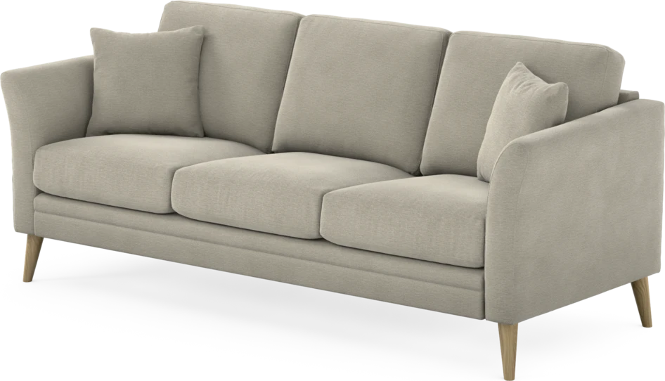 Eden - 3-sits soffa - Brun