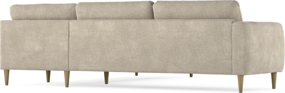 Bridge - Hörnsoffa, 3+3-sits - Beige