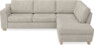 Friday - 2,5-sits soffa med divan höger - Beige