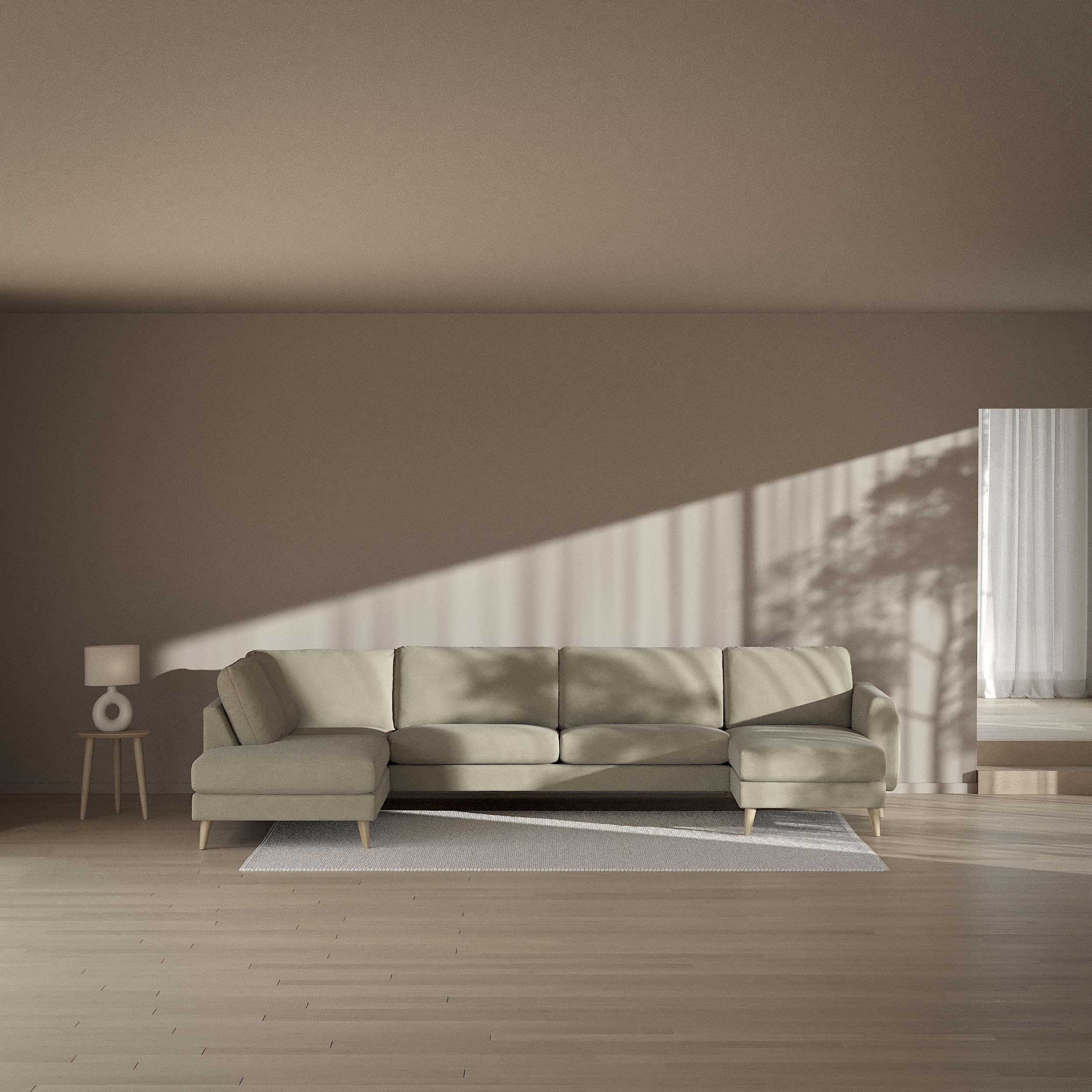 Bridge - 3-sits soffa med divan vänster och schäslong höger - inspiration