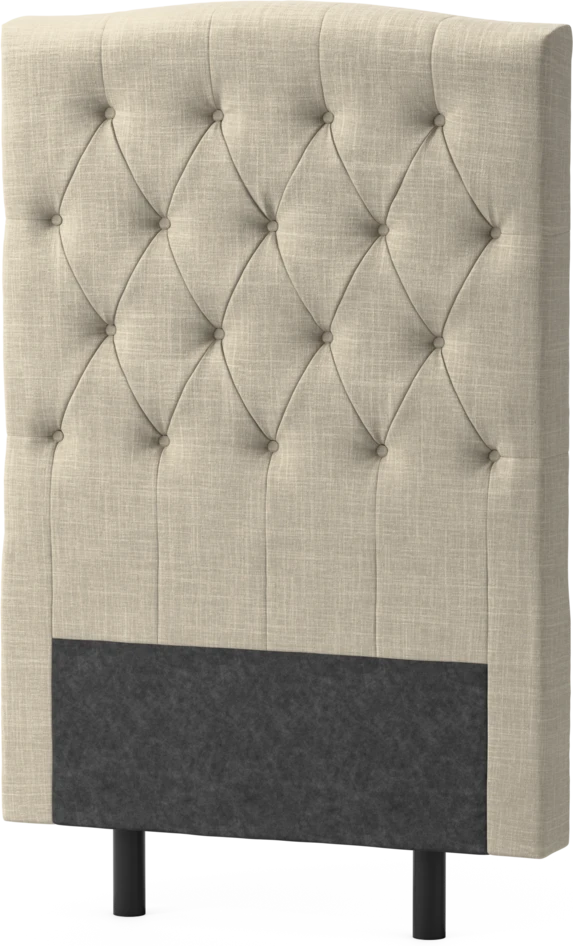 Delux Välvd - Sänggavel, 90-210 cm - Beige