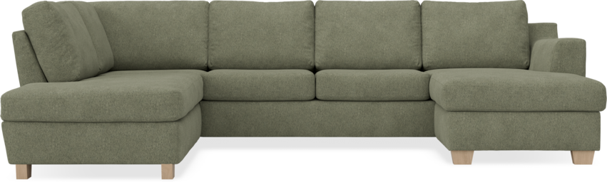 Friday - 3-sits soffa med divan vänster och schäslong höger - Vit