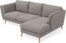 Madison Lux - 2-sits soffa med schäslong höger - Grå