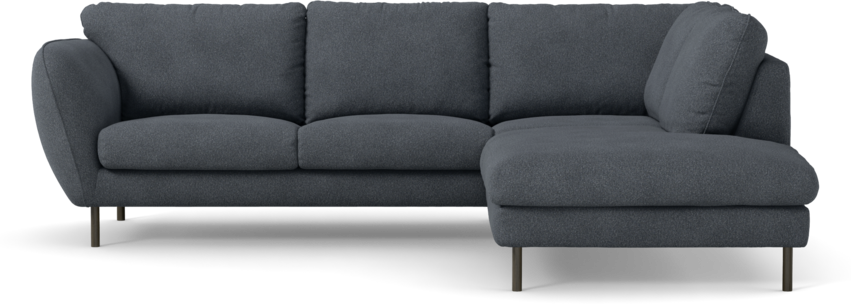 Madison Lux - 2-sits soffa med divan höger - Vit