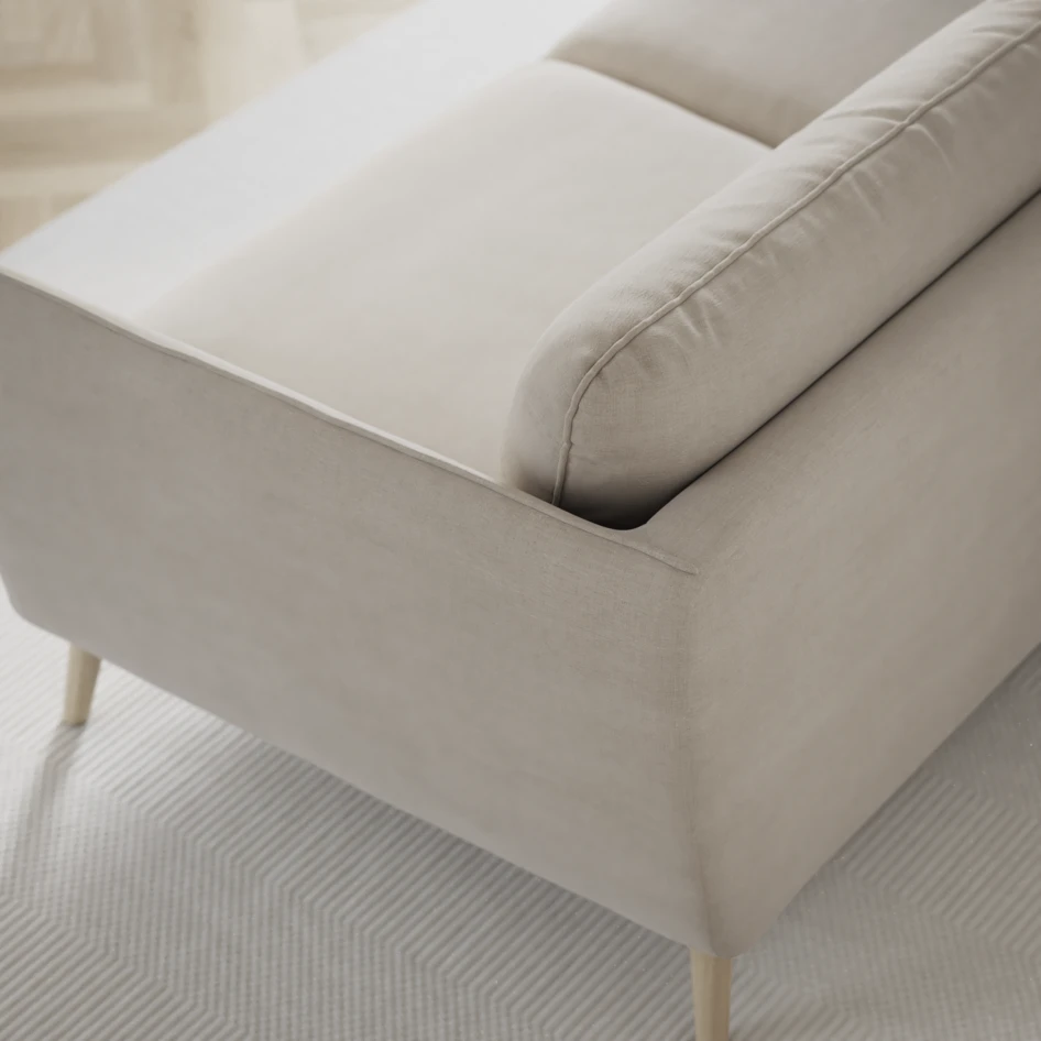 Madison Lux - Hörnsoffa med schäslong höger - Beige