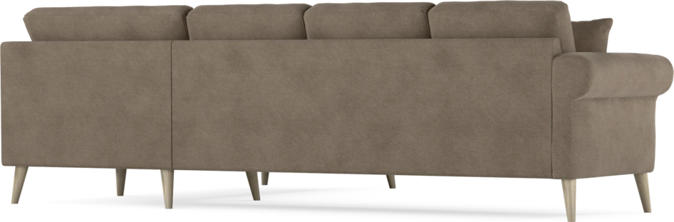 Eden - Hörnsoffa, 3+2-sits - Brun