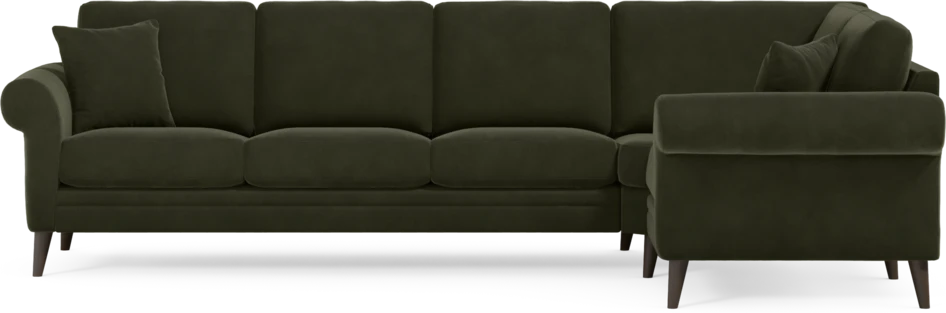 Eden - Hörnsoffa, 3+1-sits - Grön