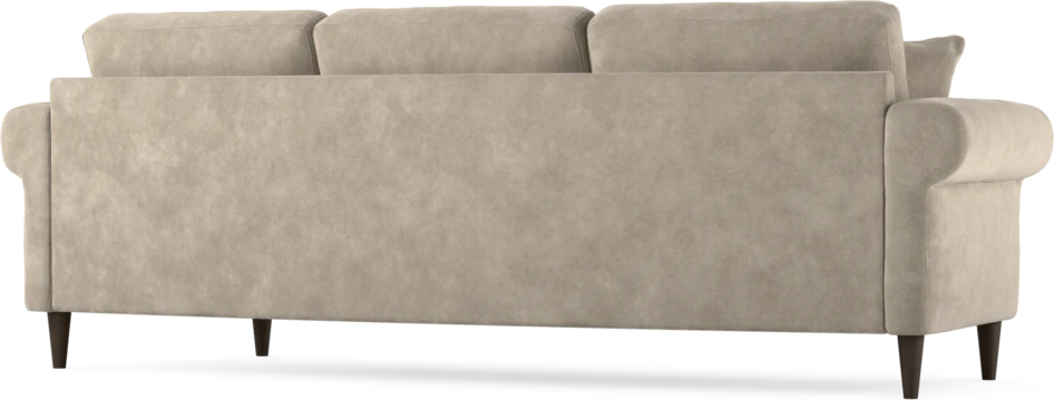Eden - 3-sits soffa svängd - Beige