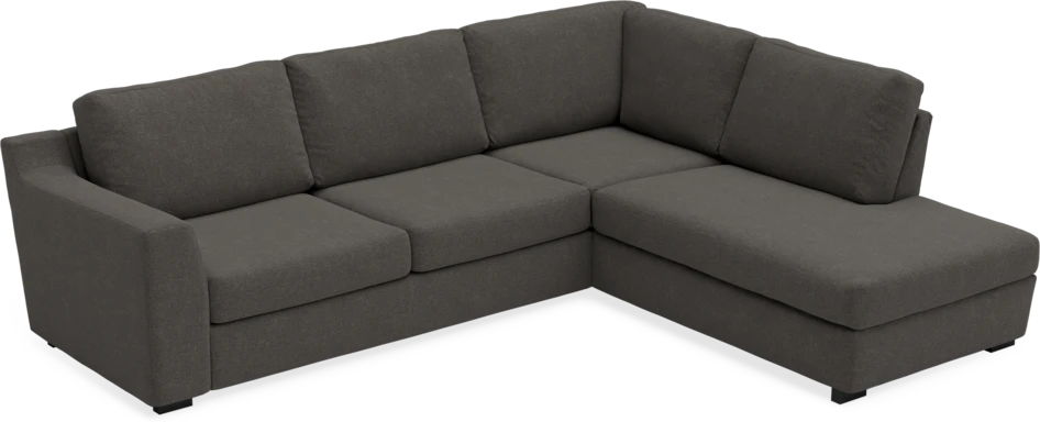 Friday - 2,5-sits soffa med divan höger - Grå