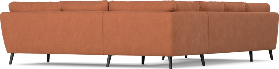 Madison - Hörnsoffa med schäslong vänster - Orange