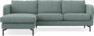 Madison Lux - 2-sits soffa med schäslong vänster - Turkos