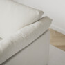 Cherrie - 3-sits soffa med kappa - Vit