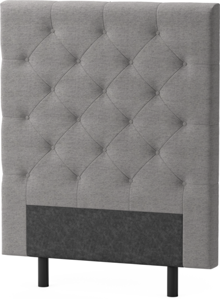 Delux Pikerad - Sänggavel, 90-210 cm - Grå