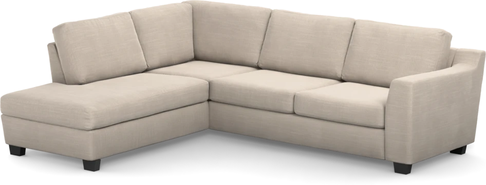 Friday - 2,5-sits soffa med divan vänster - Beige