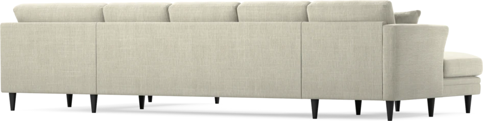 Eden - 3-sits soffa med schäslong vänster och divan höger - Beige