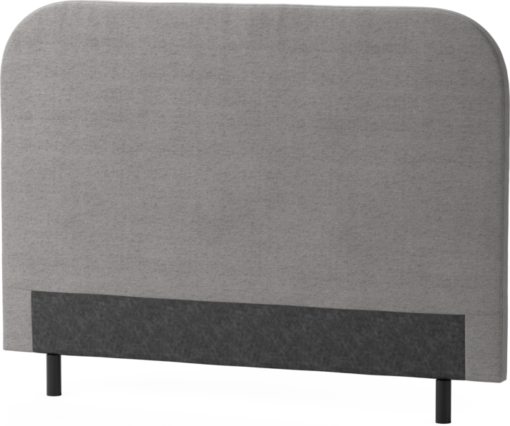 Delux Rundad - Sänggavel, 90-210 cm - Grå