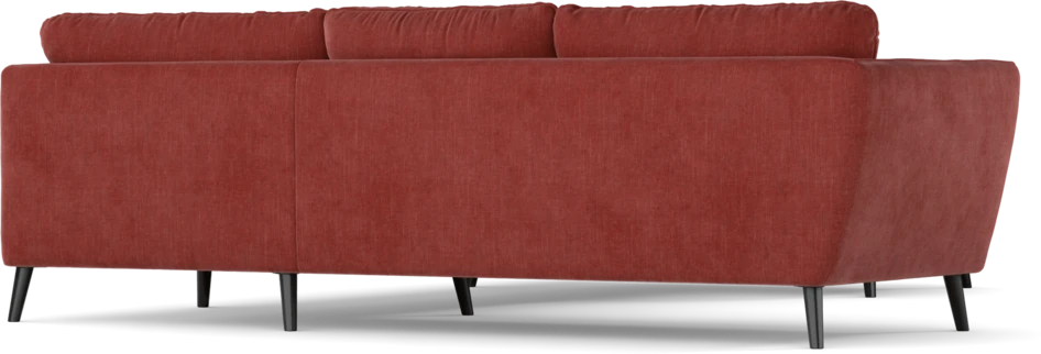 Madison Lux - Hörnsoffa med schäslong höger - Rosa