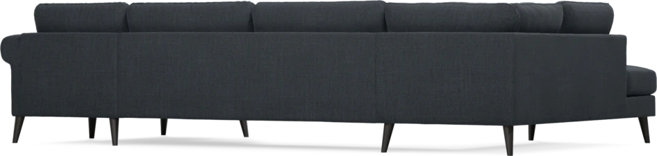 Bridge - 3-sits soffa med divan vänster och schäslong höger - Blå