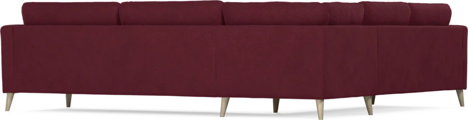 Bridge - Hörnsoffa, 2+3-sits - Röd