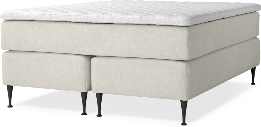 Delux Dream - Kontinentalsäng, dubbelsäng med bäddmadrass - Beige