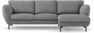 Madison Lux - 2-sits soffa med schäslong höger - Vit