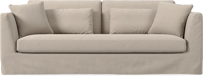 Willow, 3-sits soffa, hel dyna, med kappa