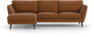 Madison Lux - 2-sits soffa med schäslong vänster - Orange