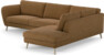Madison Lux - 3-sits soffa med divan höger - Brun