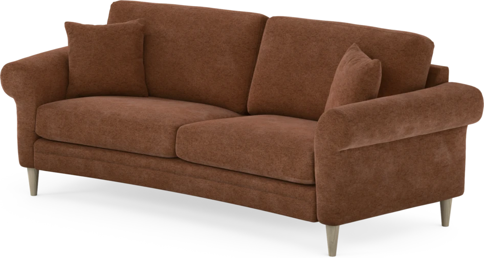 Eden - 2,5-sits soffa svängd - Orange